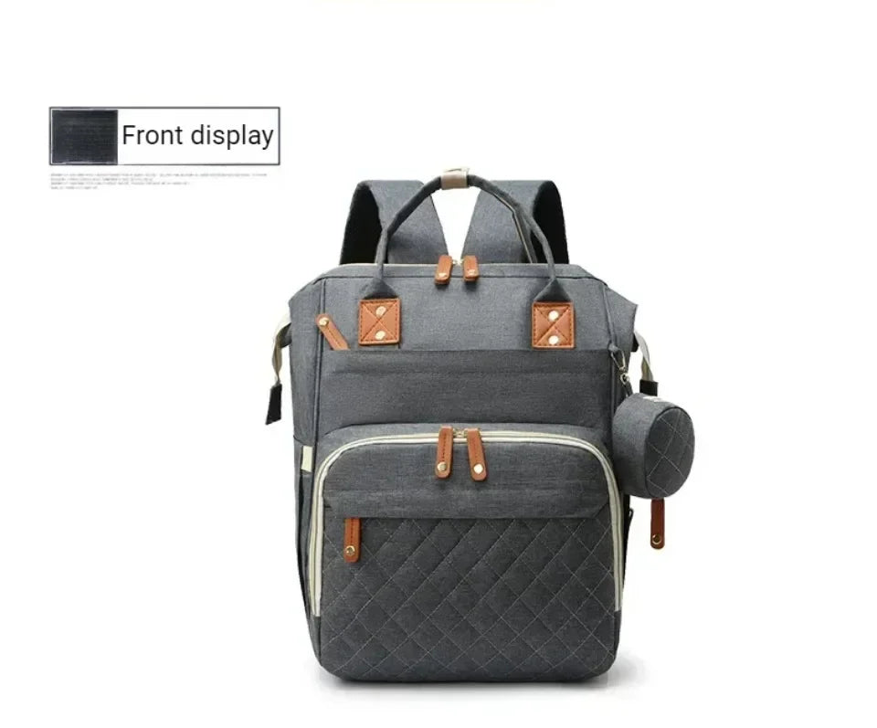 Baby diaper backpack toddler diaper backpack with diaper changing pad mom and dad travel large capacity backpack baby bag