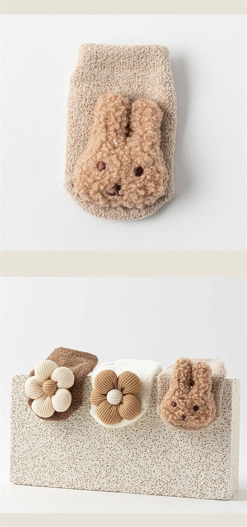 Cute Animal Baby Floor Socks – Warm & Non-Slip