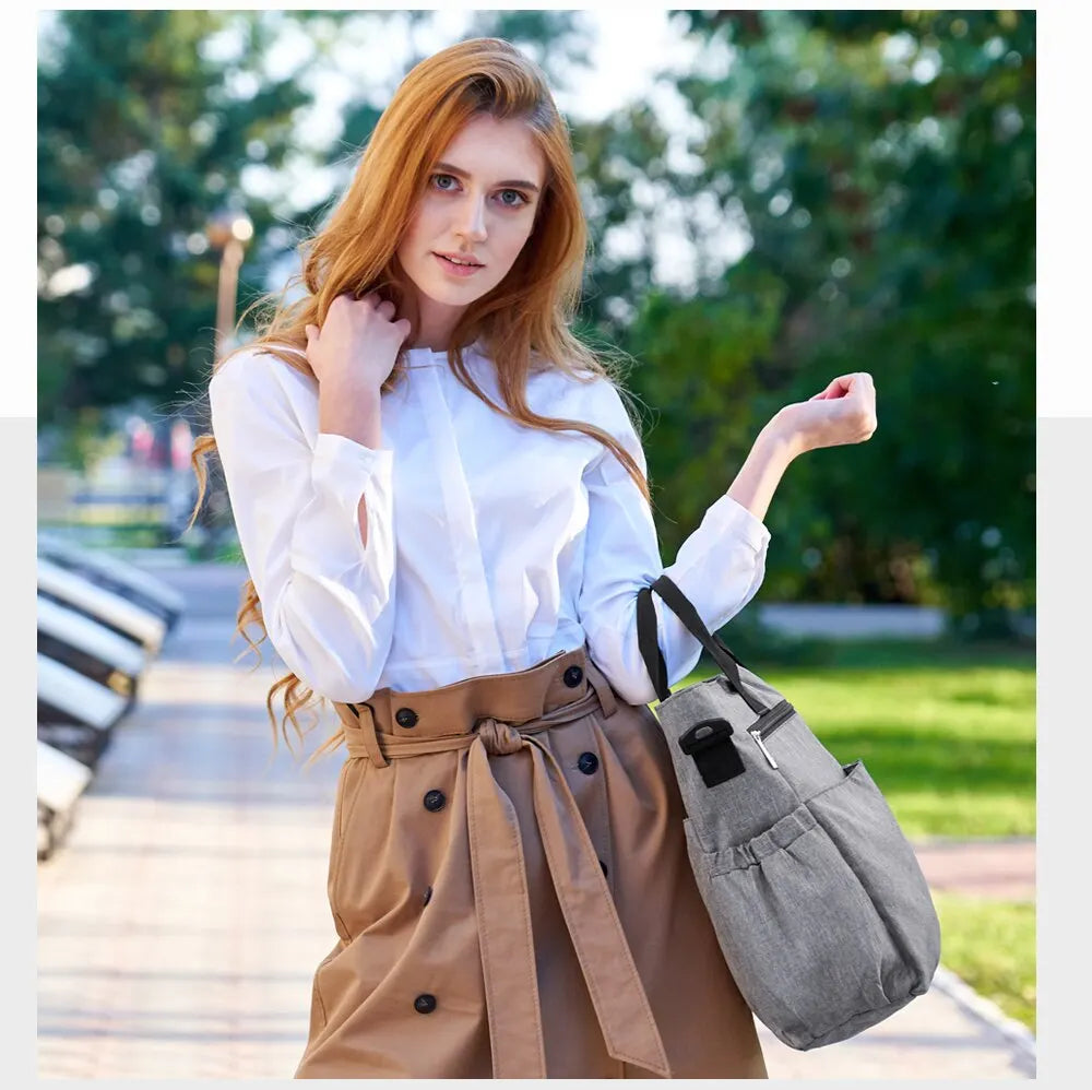 Fashion Baby Diaper Tote Bag Multifunctional Mommy Nappy Changing Bags Waterproof Mummy Stroller Bag