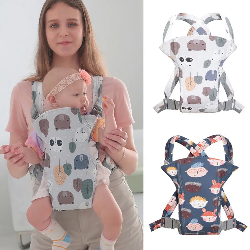 Ergonomic Baby Carrier with Waist Stool – Front Carry