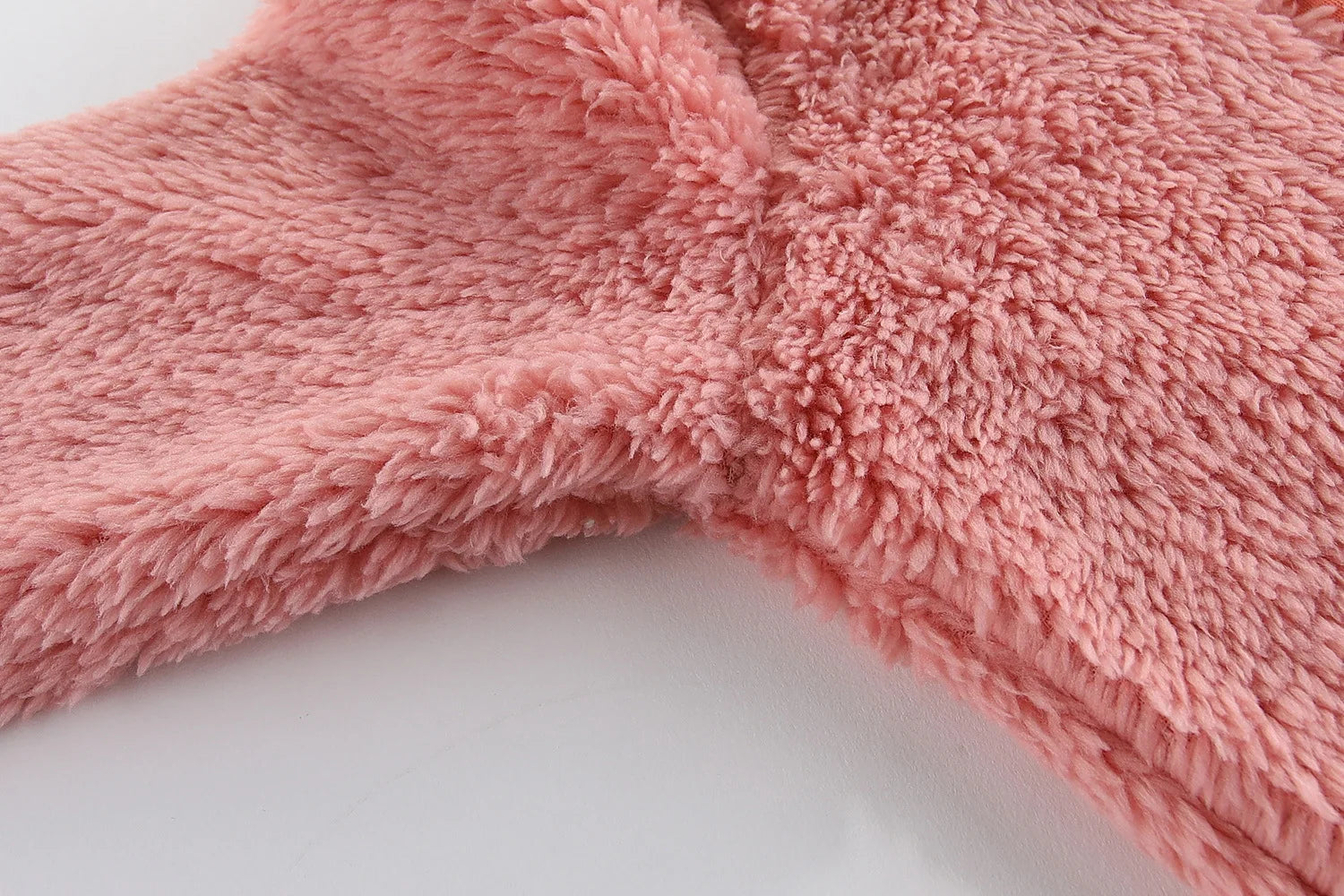 Spring and Autumn Children's Fleece Coat Baby Bear Ears Long Sleeve Warm Jacket 0-3 Years Old Child Clothing