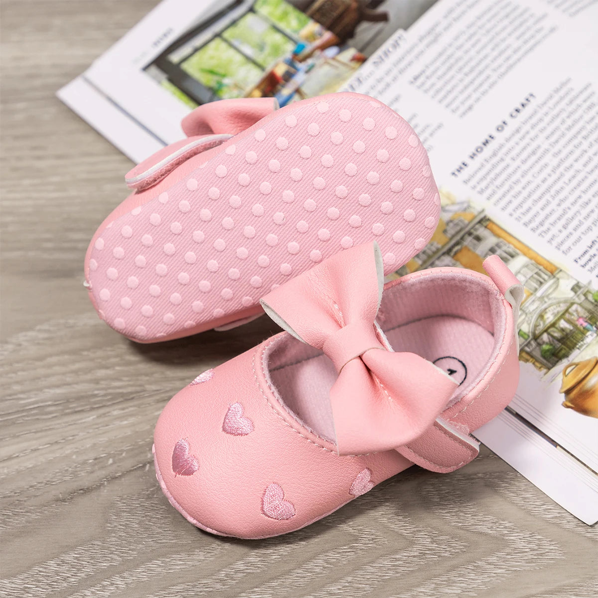 Melchior Bow-Knot Baby Girl Dress Shoes – Soft Sole First Walkers