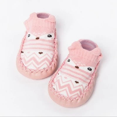 Baby Non-Slip Indoor Socks Slippers with Rubber Soles