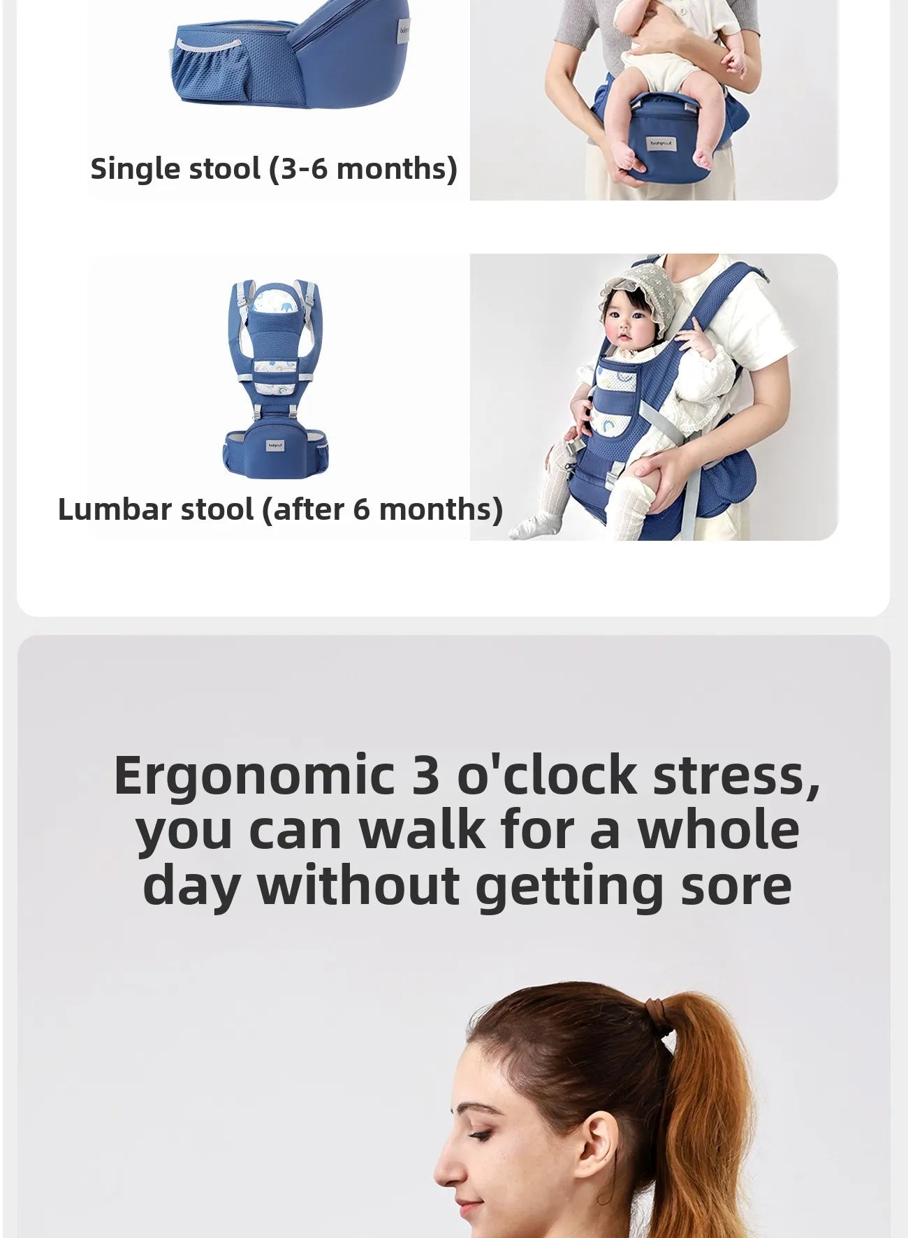 Newborn Baby Carrier Toddler Backpack