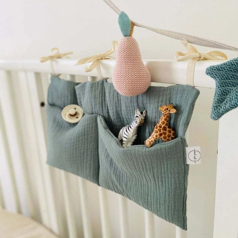 Baby Diaper Bag Multifunctional Crib Storage Bag