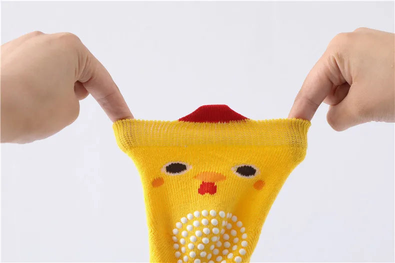 Cotton Baby Knee Pads – Anti-Slip Crawling Protection (0–3 Years)