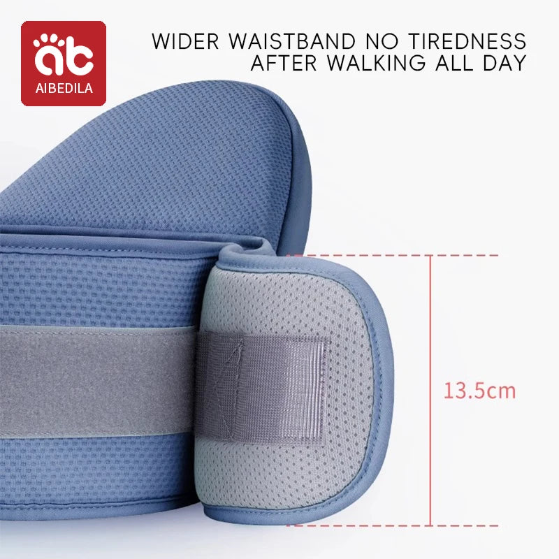 3-in-1 Baby Carrier Waist Stool with Hip Seat & Sling