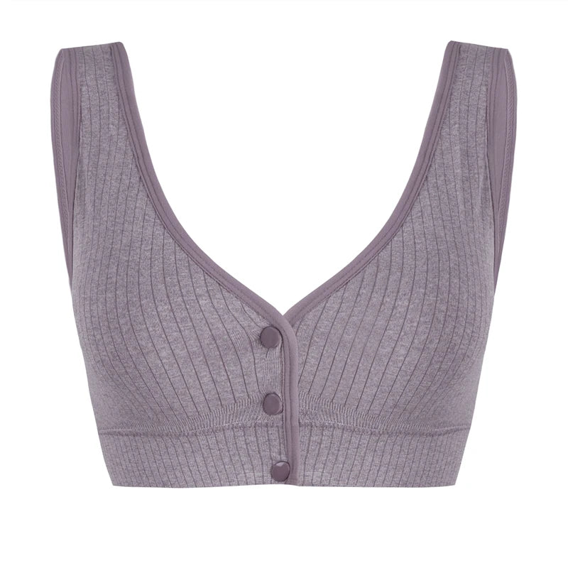 Seamless Maternity Nursing Bra – Soft 3D Support"