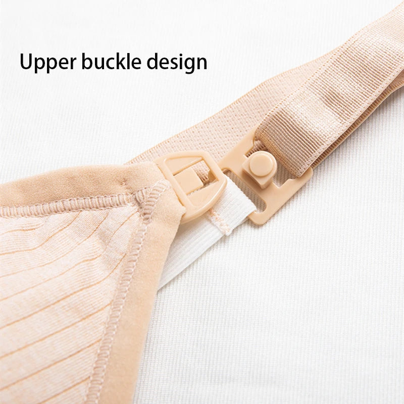 Pregnancy Seamless Nursing Bra Front Closure Comfortable Women's Push Up Breastfeeding Bra Maternity Underwear
