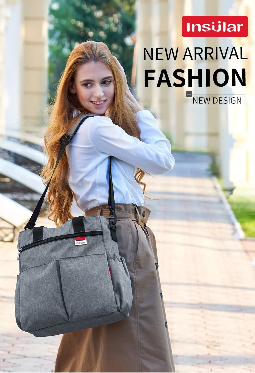 Fashion Baby Diaper Tote Bag Multifunctional Mommy Nappy Changing Bags Waterproof Mummy Stroller Bag