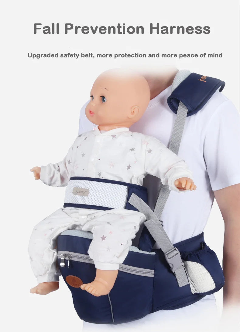 Stylish Multi-Function Hip Seat Baby Carrier – Breathable Design