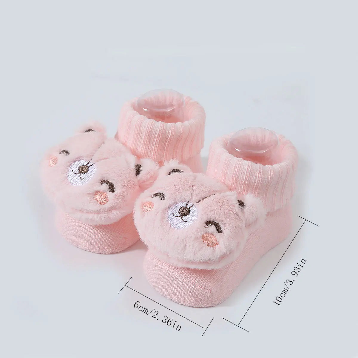 Cute Knitted Cartoon Baby Socks – Newborn Prewalker (Unisex)