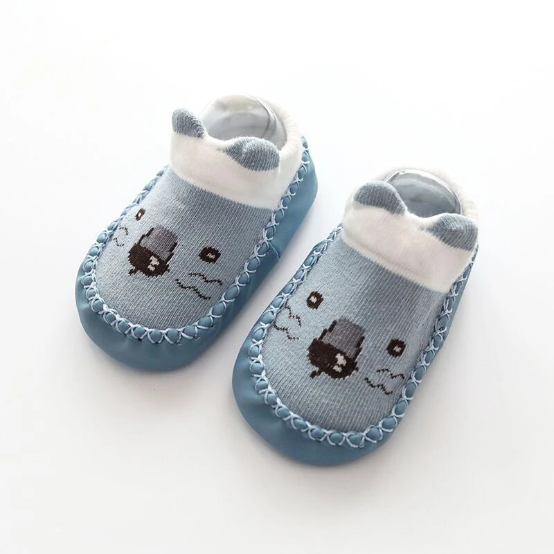 Baby Non-Slip Indoor Socks Slippers with Rubber Soles