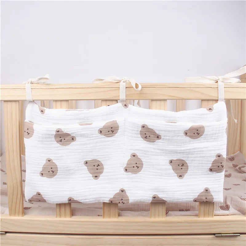 Baby Diaper Bag Multifunctional Crib Storage Bag
