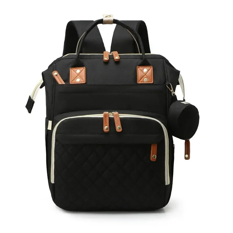 Baby diaper backpack toddler diaper backpack with diaper changing pad mom and dad travel large capacity backpack baby bag