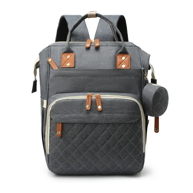 Diaper Bag with Changing Station 3 in 1 Baby Diaper Backpack with Foldable Changing Pad, Large Travel Back Pack for Girl Boy