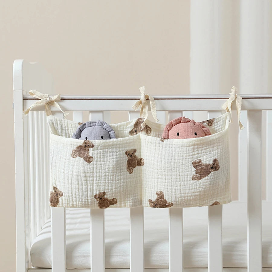 Baby Diaper Bag Multifunctional Crib Storage Bag