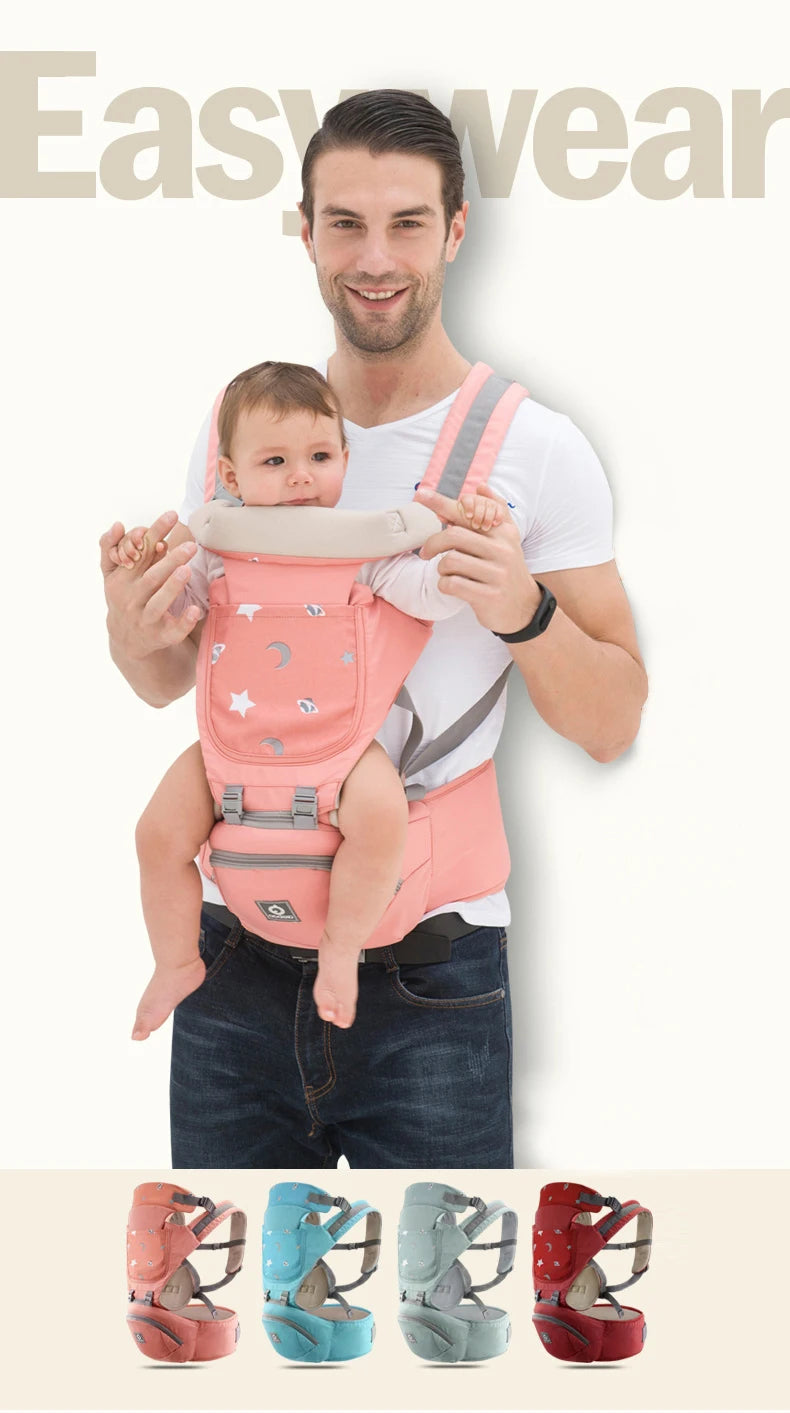 Ergonomic Infant Hipseat Baby Carrier – Front Facing