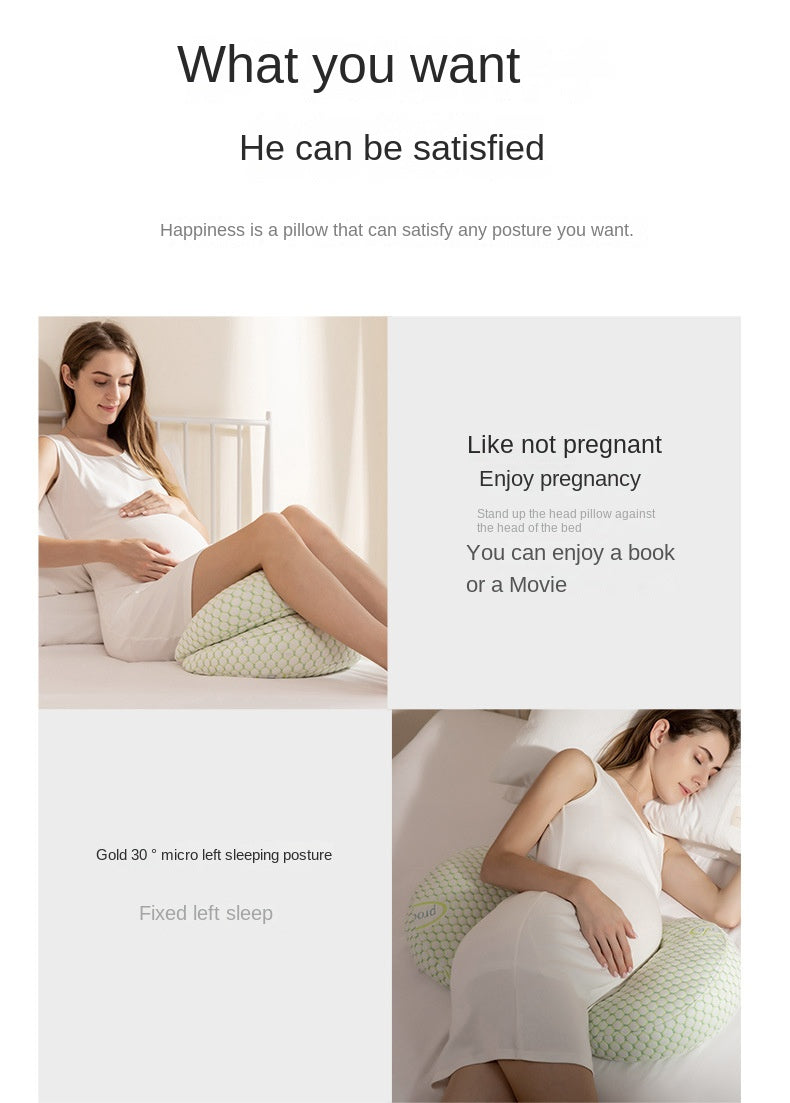 Pregnancy Pillow U-shaped Waist Pillows Maternity Pillow Cotton Sleeping Bedding Body Pillow Cushion Nursing Pillow for Pregnant