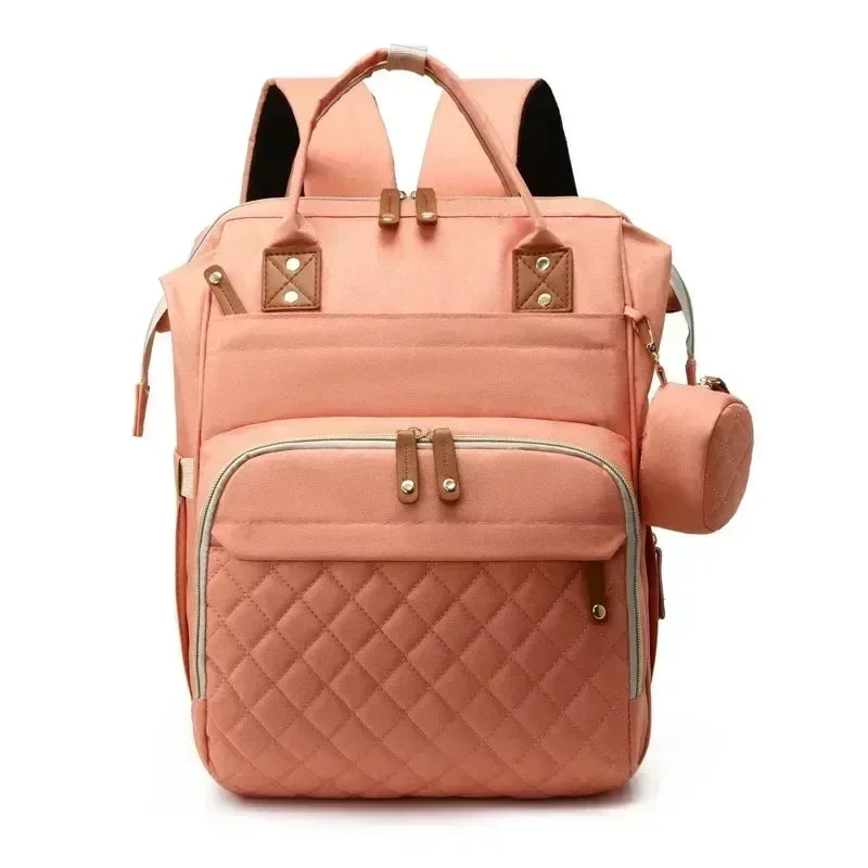 Baby diaper backpack toddler diaper backpack with diaper changing pad mom and dad travel large capacity backpack baby bag