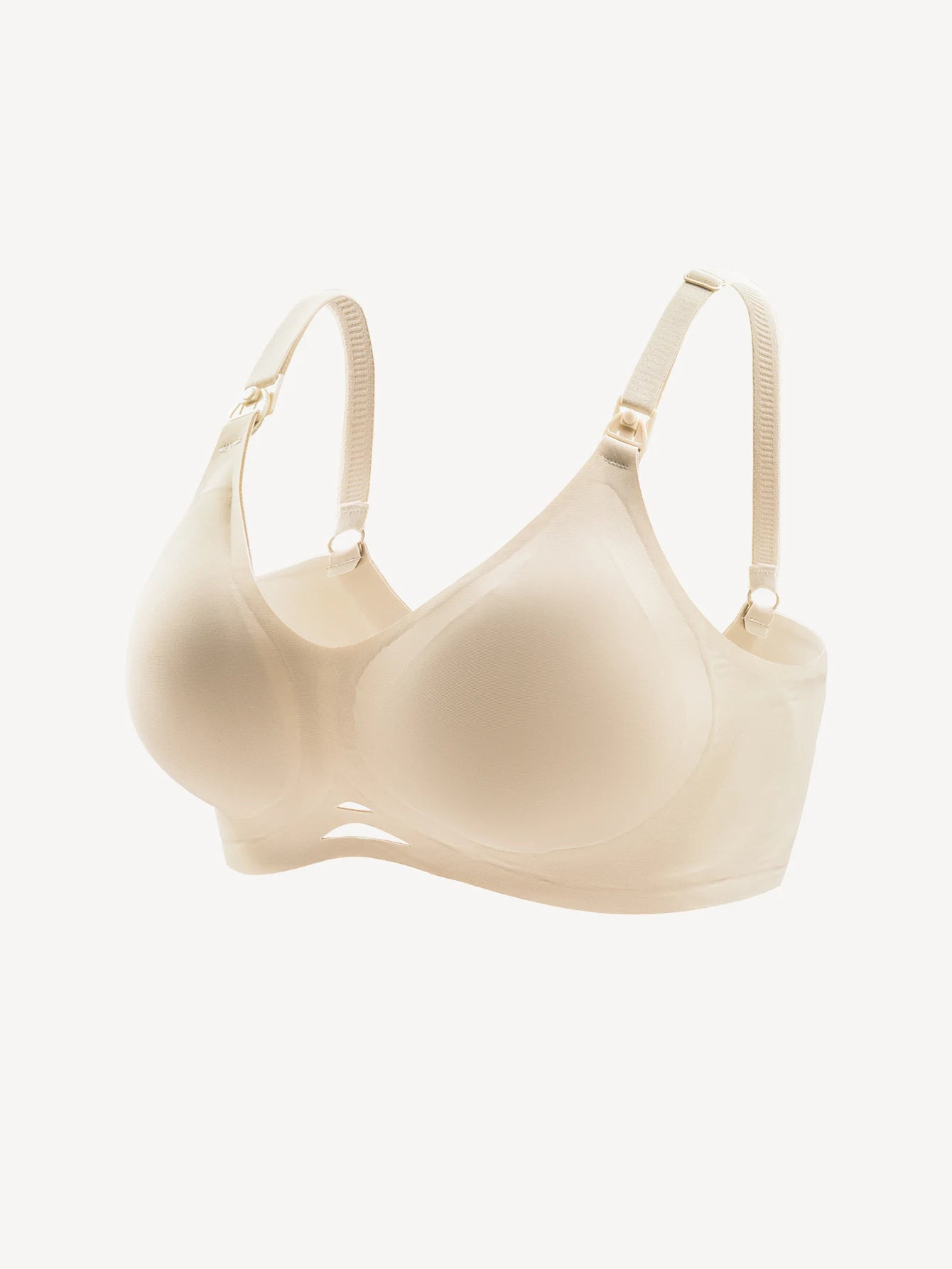 New Women'S Breastfeeding Bra With No Trace Lightweight Comfortable And Steel Ring Front Open Button Breastfeeding Bra