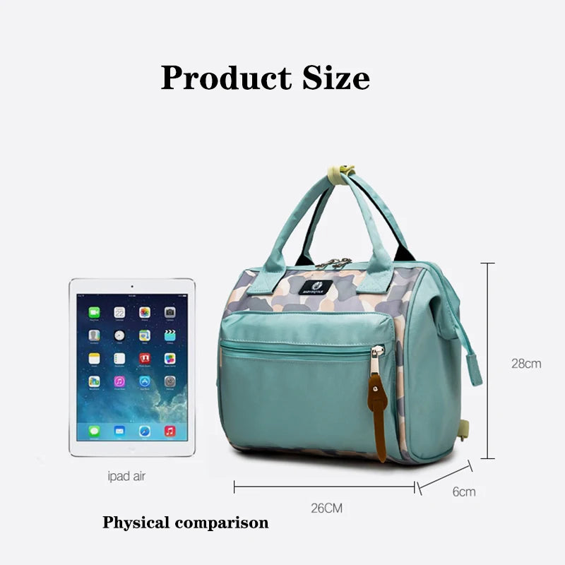 Fashion Small Mommy Bag One Shoulder Messenger Bag Multifunctional Mommy Handbag Storage Bag Mother Baby Storage Bag Women's Bag