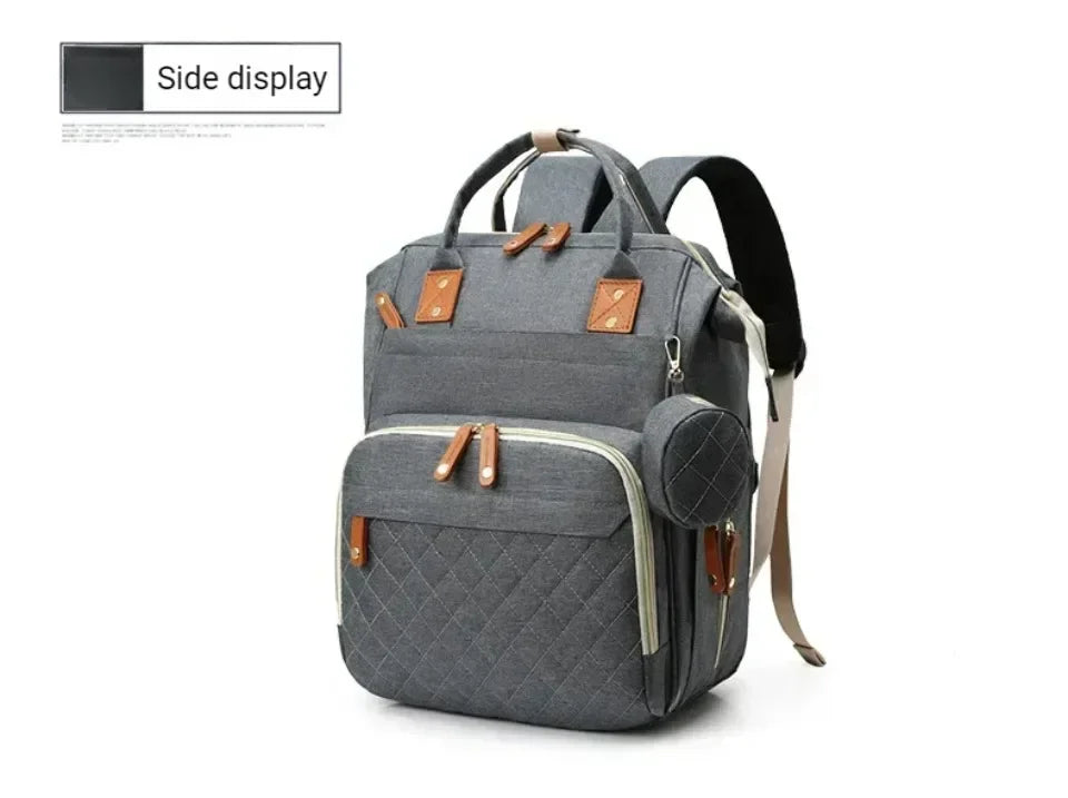 Baby diaper backpack toddler diaper backpack with diaper changing pad mom and dad travel large capacity backpack baby bag