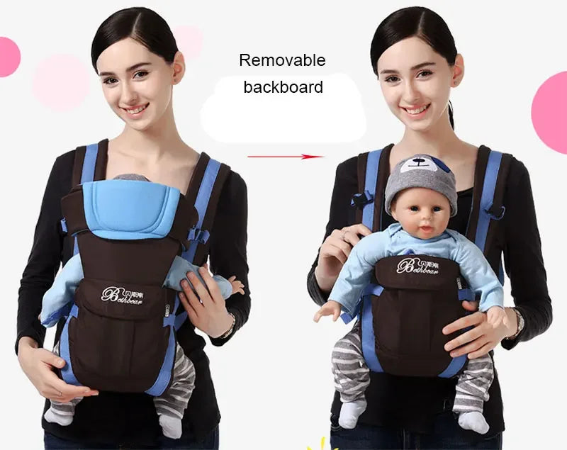4-in-1 Ergonomic Baby Carrier for Newborn to Toddler