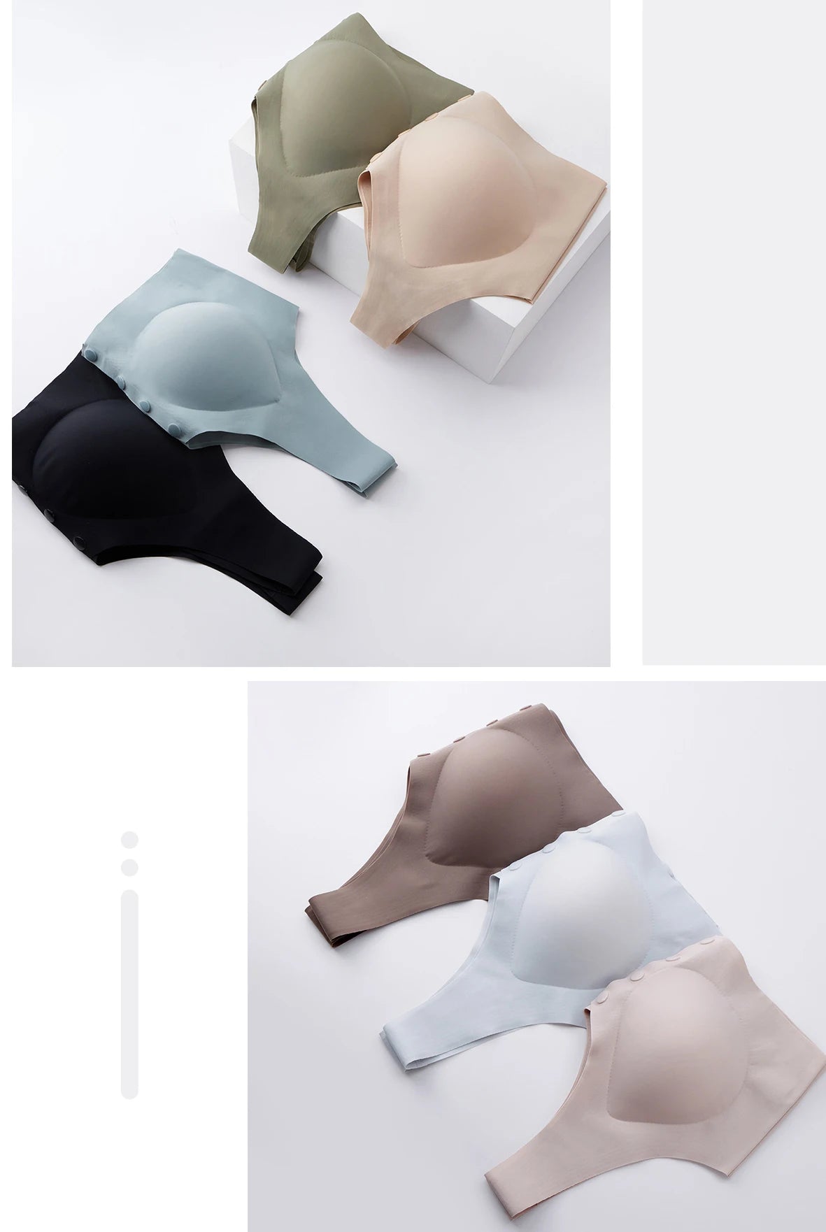 Maternity Nursing Bra for Pregnancy – Front Open, Removable Pads, Breathable 3D Seamless Design