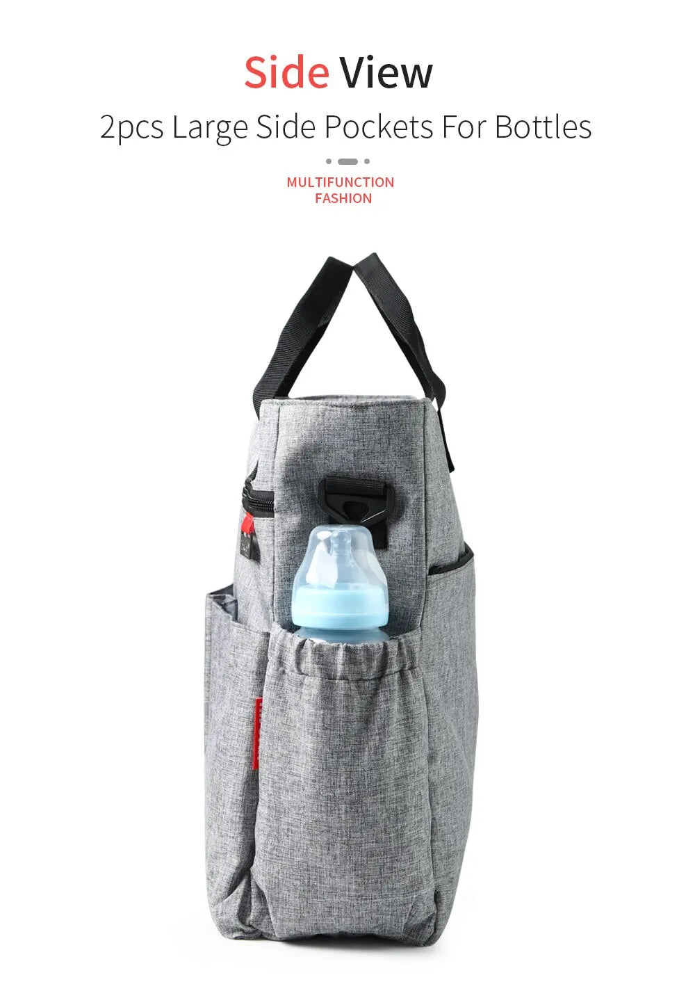 Fashion Baby Diaper Tote Bag Multifunctional Mommy Nappy Changing Bags Waterproof Mummy Stroller Bag