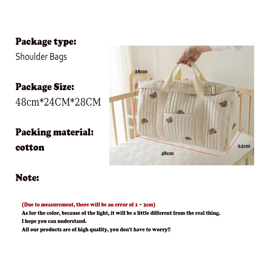 Large Mommy Bag Maternity Pack Baby Diaper Bag Stroller Organizer Portable Luggage Tote Bags Travel Changing Messenger Handbag