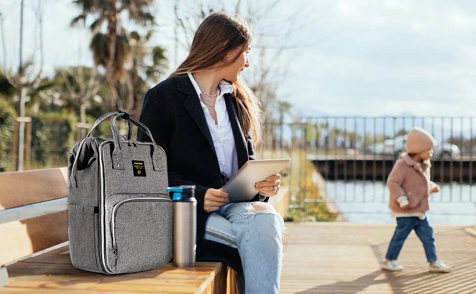 Multifunction Maternity Backpack with Insulated Pockets