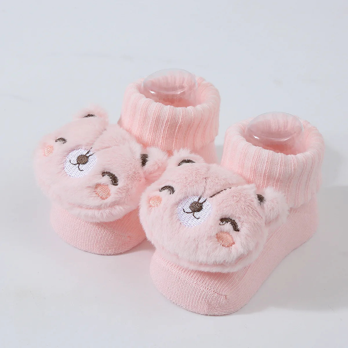 Cute Knitted Cartoon Baby Socks – Newborn Prewalker (Unisex)