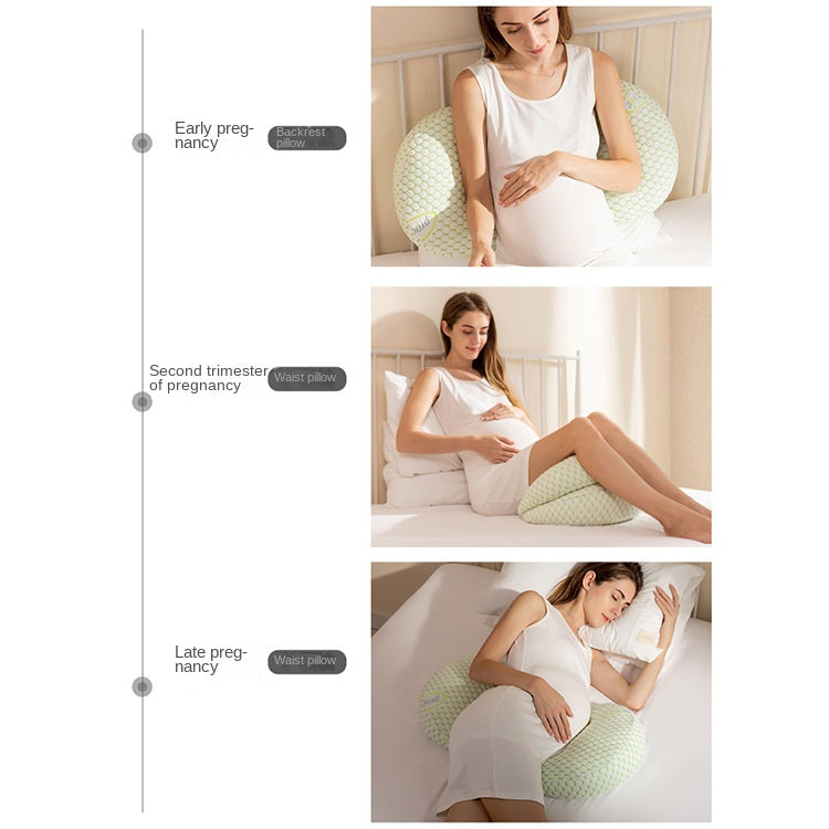 Pregnancy Pillow U-shaped Waist Pillows Maternity Pillow Cotton Sleeping Bedding Body Pillow Cushion Nursing Pillow for Pregnant