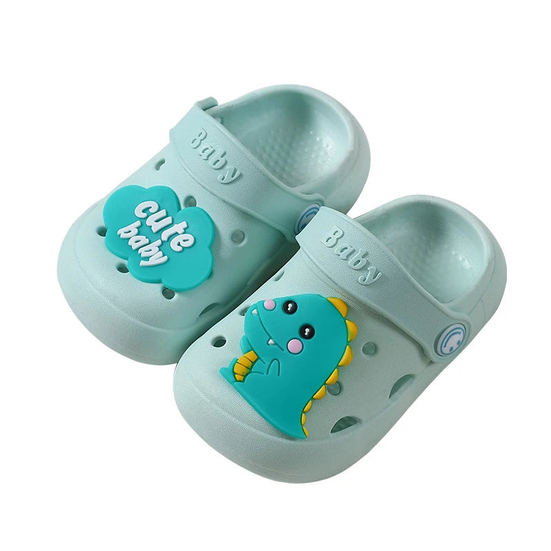 Children's Hole Shoes Slippers for Boys and Girls Breathable Non Slip Cute Lightweight, Soft Soled Sandals for External Wear