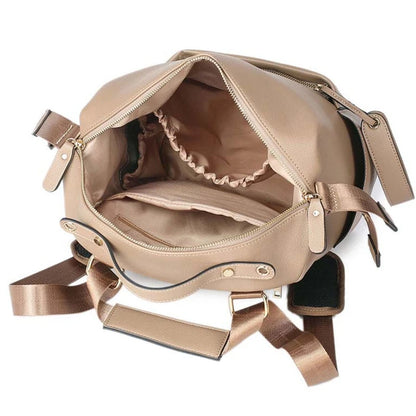 Leather Baby Changing Bag – Large Capacity