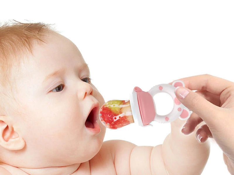 Silicone Baby Food Feeder & Juice Pacifier Cup
