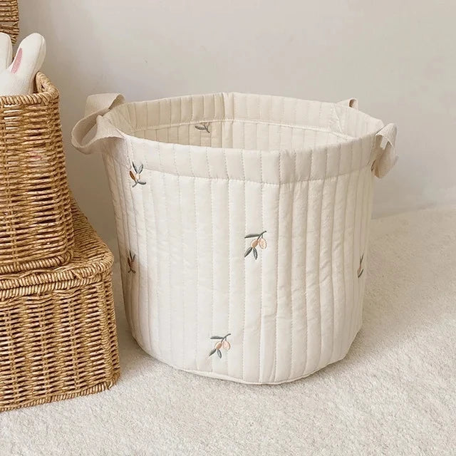 Baby Bags Cute Bear Embroidery Diaper Bag Caddy Nappy Cart Storage Mummy Maternity Bag for Newborn Diapers Toys Organizers