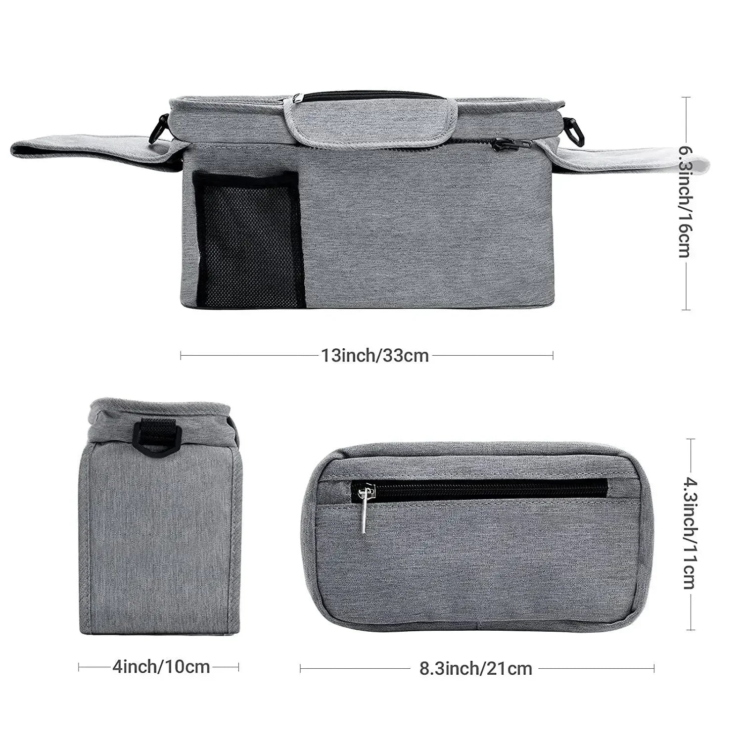Large Hanging Stroller Diaper Organizer