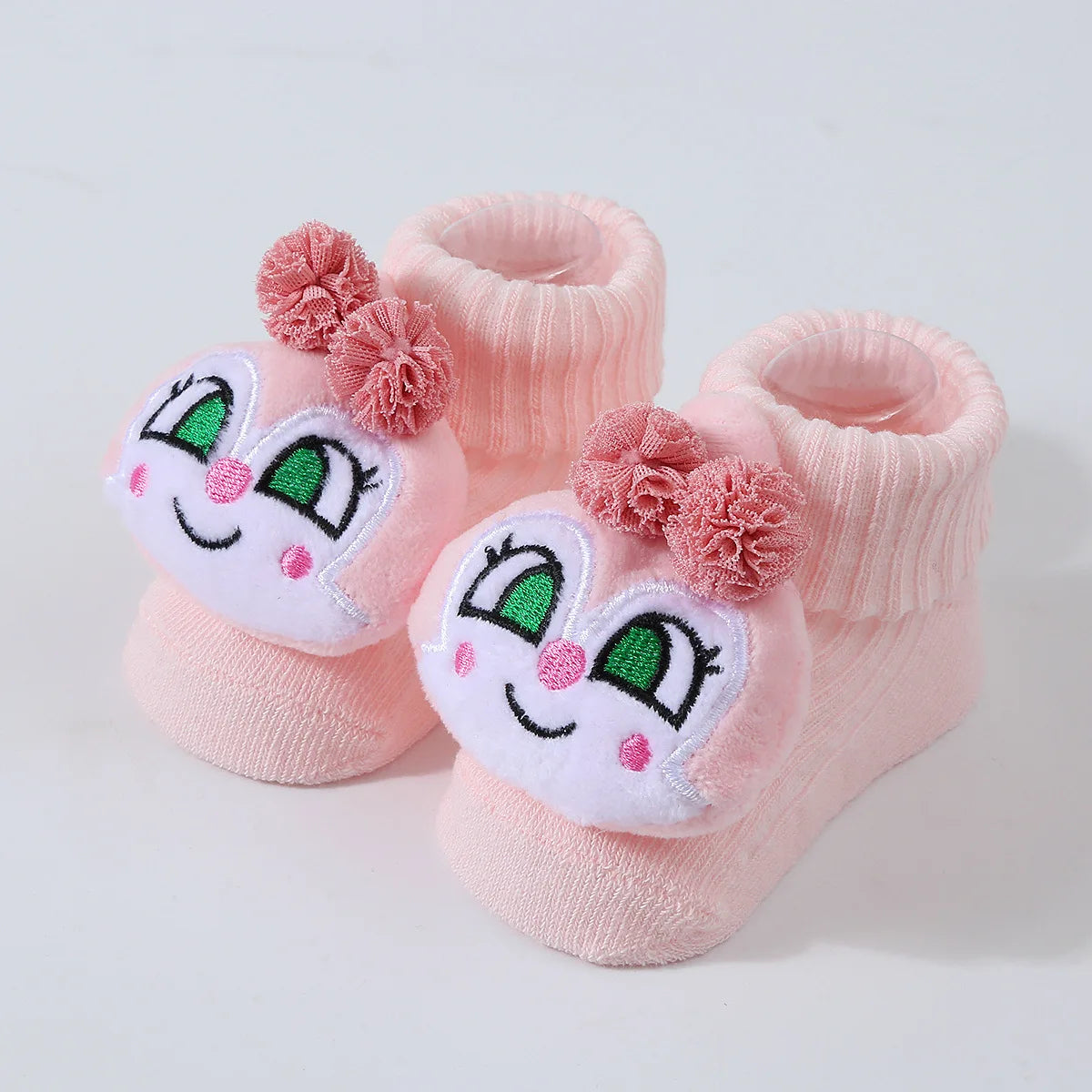 Cute Knitted Cartoon Baby Socks – Newborn Prewalker (Unisex)