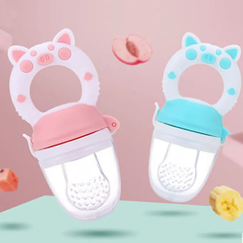 Silicone Baby Food Feeder & Juice Pacifier Cup