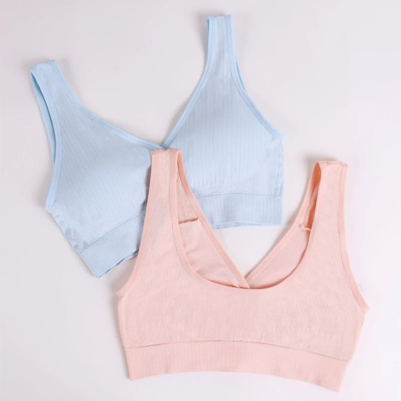 Seamless Maternity Nursing Bra – Soft 3D Support"