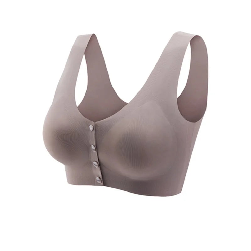 Maternity Nursing Bra for Pregnancy – Front Open, Removable Pads, Breathable 3D Seamless Design