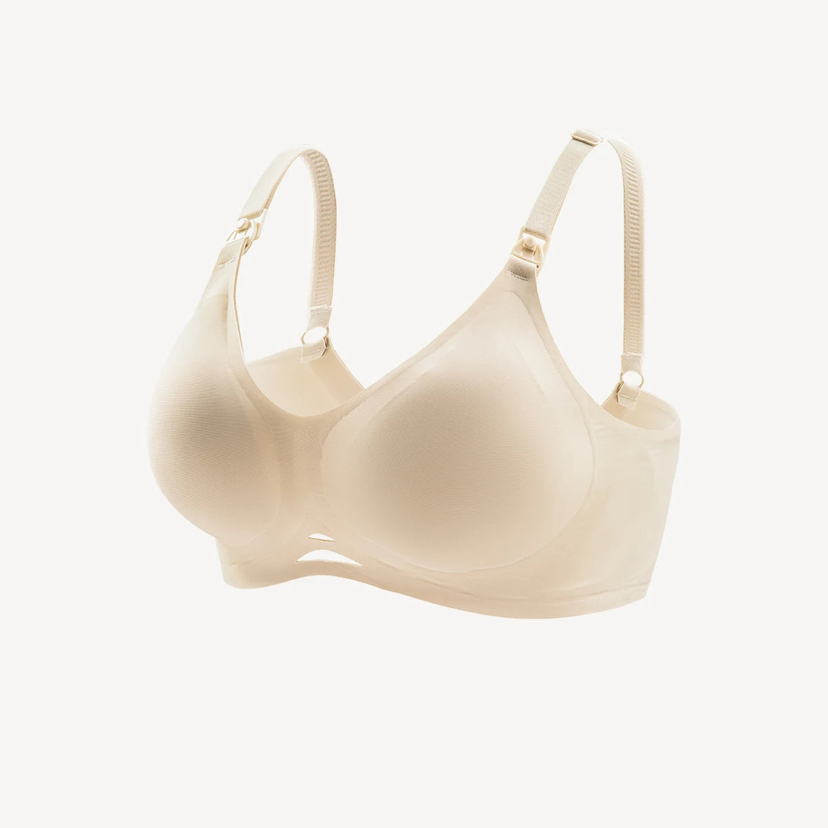 New Women'S Breastfeeding Bra With No Trace Lightweight Comfortable And Steel Ring Front Open Button Breastfeeding Bra