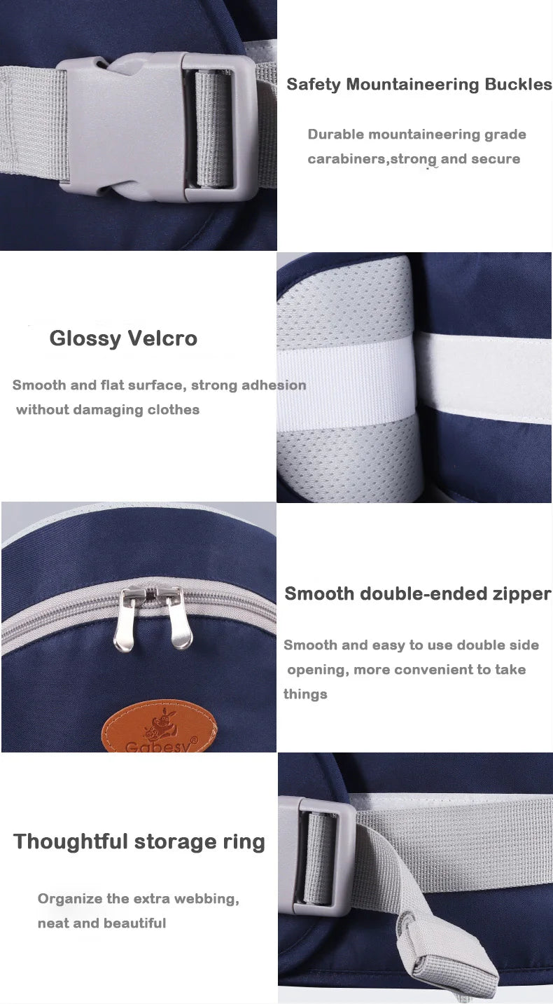 Stylish Multi-Function Hip Seat Baby Carrier – Breathable Design
