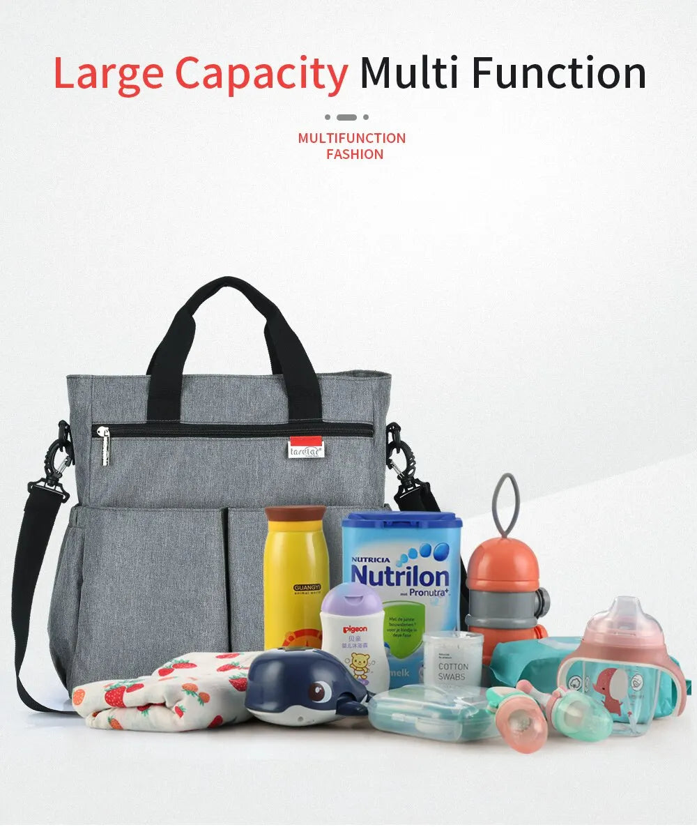 Fashion Baby Diaper Tote Bag Multifunctional Mommy Nappy Changing Bags Waterproof Mummy Stroller Bag