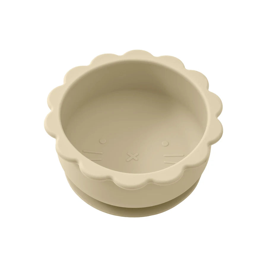 Baby Silicone Lion Bowl – Suction Baby Meal Tray