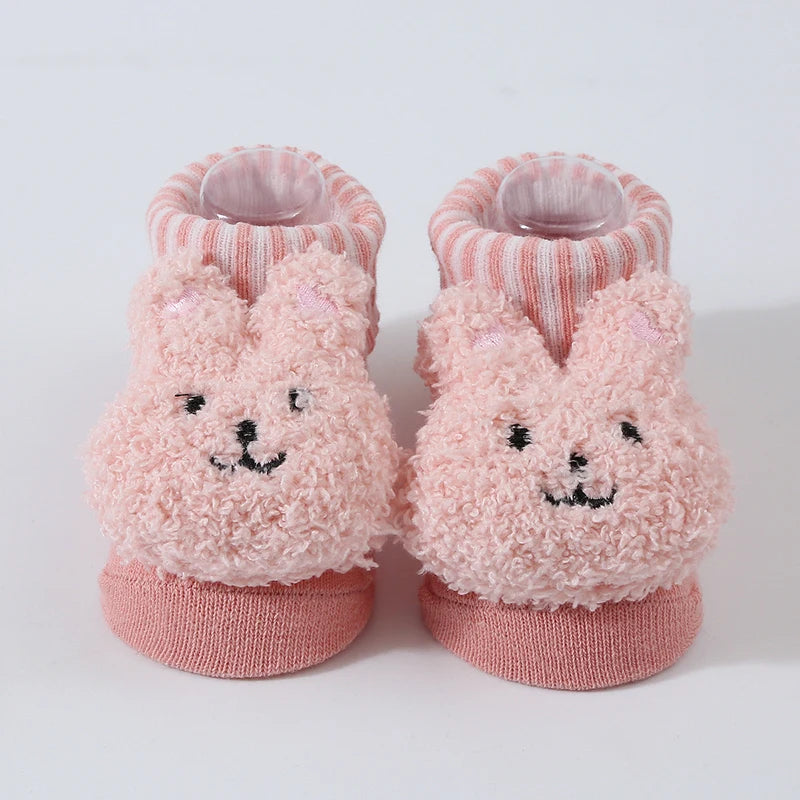 Cartoon Animal Cotton Baby Socks – Soft & Breathable Newborn Socks