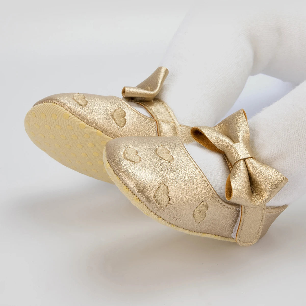 Melchior Bow-Knot Baby Girl Dress Shoes – Soft Sole First Walkers