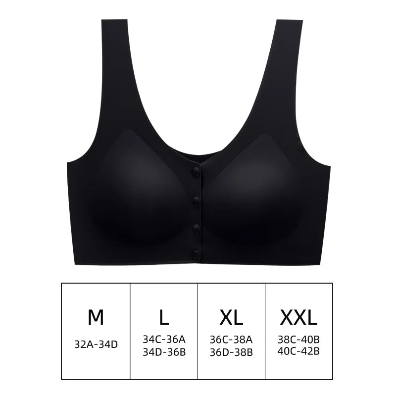 Maternity Nursing Bra for Pregnancy – Front Open, Removable Pads, Breathable 3D Seamless Design